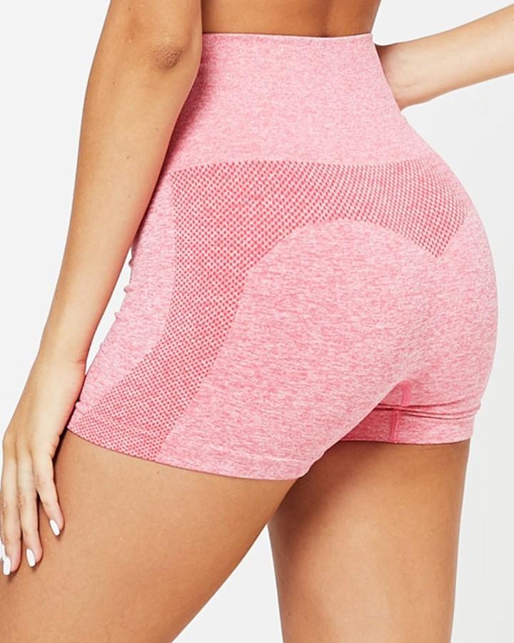 Color Block Short Skinny Yoga Pants