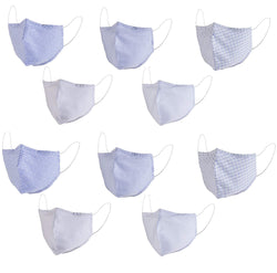 MediWeave Anti Bacterial Pure Cotton Cloth Face Mask, Reusable & Washable Mask (Adult 5 Pack, Pattern &amp; Color as shown)