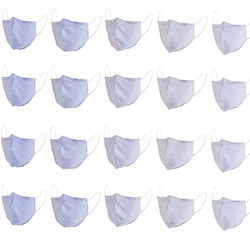 MediWeave Anti Bacterial Pure Cotton Cloth Face Mask, Reusable & Washable Mask (Adult 5 Pack, Pattern &amp; Color as shown)